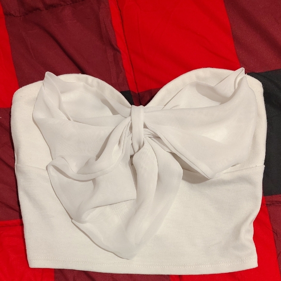 Charlotte Russe Ivory Tube Top - Picture 4 of 4